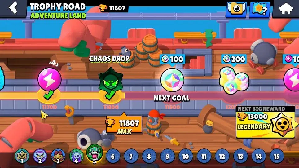 Brawl Stars Accounts 11807 Trophy|41 Brawlers 3 Max|2 Legend [Spike,Cor image 7
