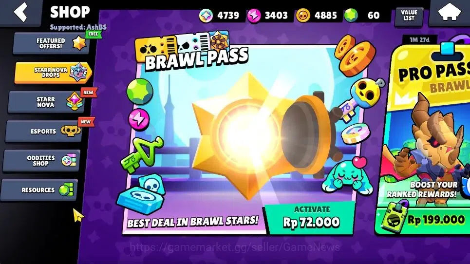 Brawl Stars Accounts 11807 Trophy|41 Brawlers 3 Max|2 Legend [Spike,Cor image 8