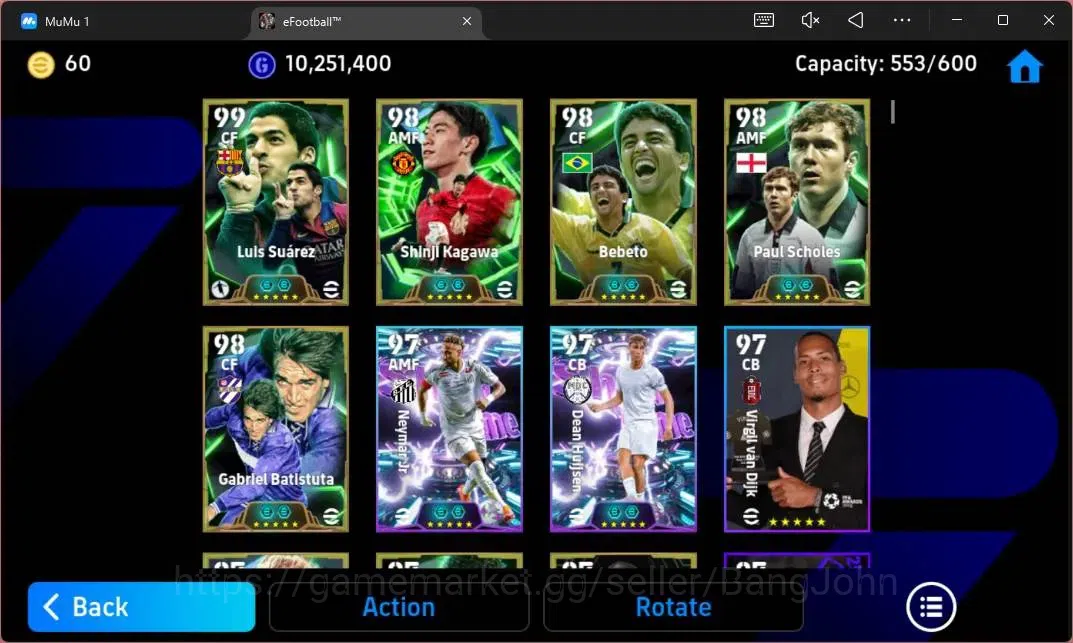 eFootball Accounts Power 3180 | Luis Suarez Epic,Shinji Kagawa Epic,B image 3