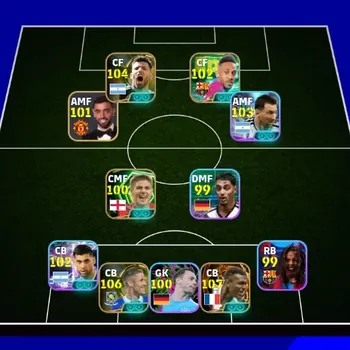eFootball Accounts Others Andorid|PW 3149|Marcel Desailly Big T,Gary Cahill Epic,Sergio Aguero Epic,PE Aubameyang Epic