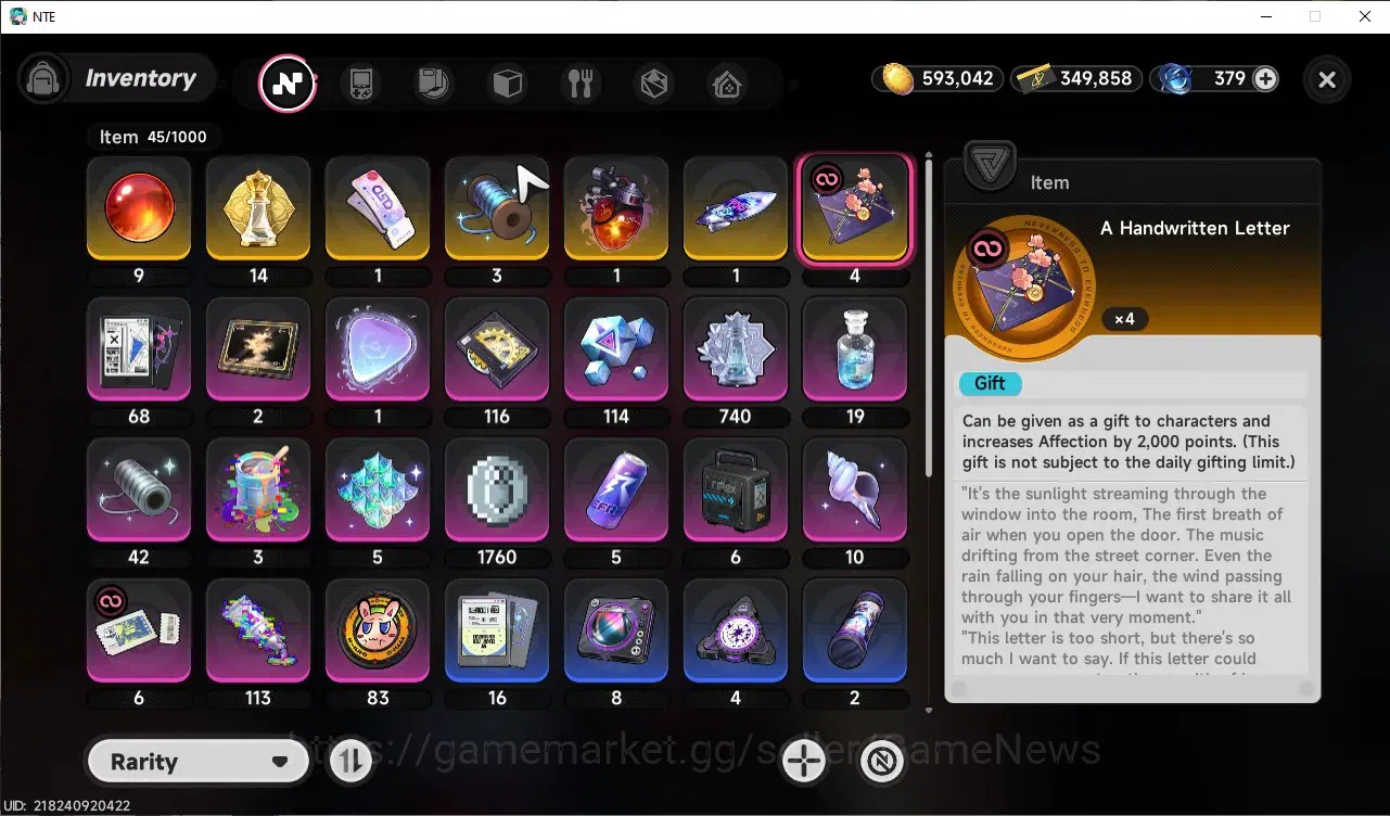 Neverness to Everness Accounts GLOBAL SEA|HL 22|TL 11|5 S-Class Lacrimosa,Nanally image 17