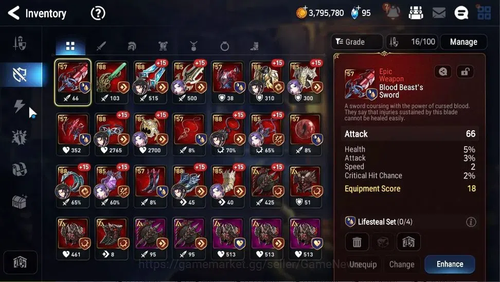 Epic Seven Accounts GLOBAL|UnVerif|4 ML(E Ilynav,S Taeyou,B Witch Iser image 15