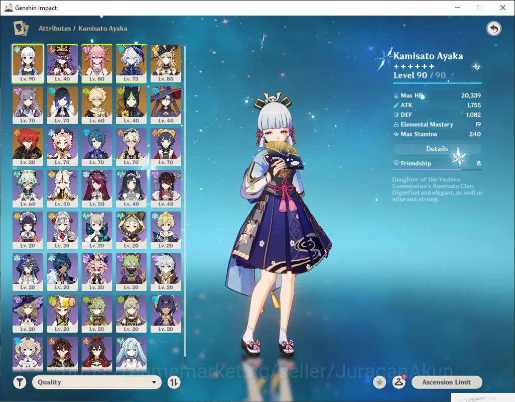Genshin Impact Accounts ASIA |AR54 |5 LIMITED 1+(5*WEAPON)(NAVIA+ SIGN)|YA image 3