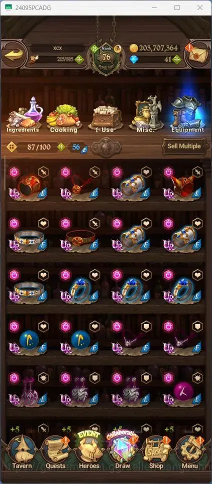 The Seven Deadly Sins: Grand Cross Accounts ASIA |2.32M CC|117 LS|LR Mesis 6/6|UR Menor 2/6,KO image 14
