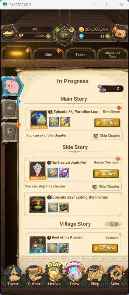 The Seven Deadly Sins: Grand Cross Accounts ASIA |2.32M CC|117 LS|LR Mesis 6/6|UR Menor 2/6,KO image 2