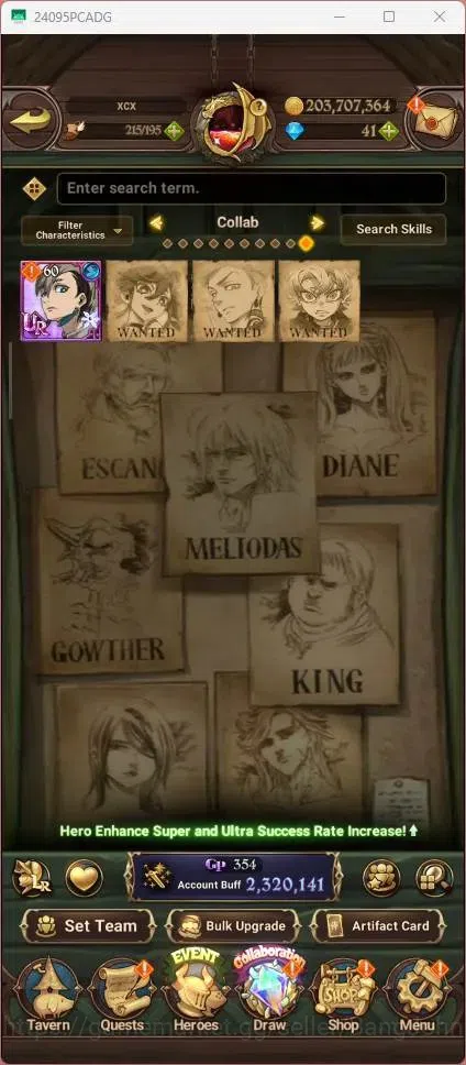 The Seven Deadly Sins: Grand Cross Accounts ASIA |2.32M CC|117 LS|LR Mesis 6/6|UR Menor 2/6,KO image 5