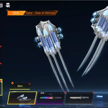 Blood Strike Accounts Collab Skin Asia|Eternal MP7-Tidesong Lv+Meele Ultra Katar-Oblivion|Collab Mr Iguana|15 Ultra|limit