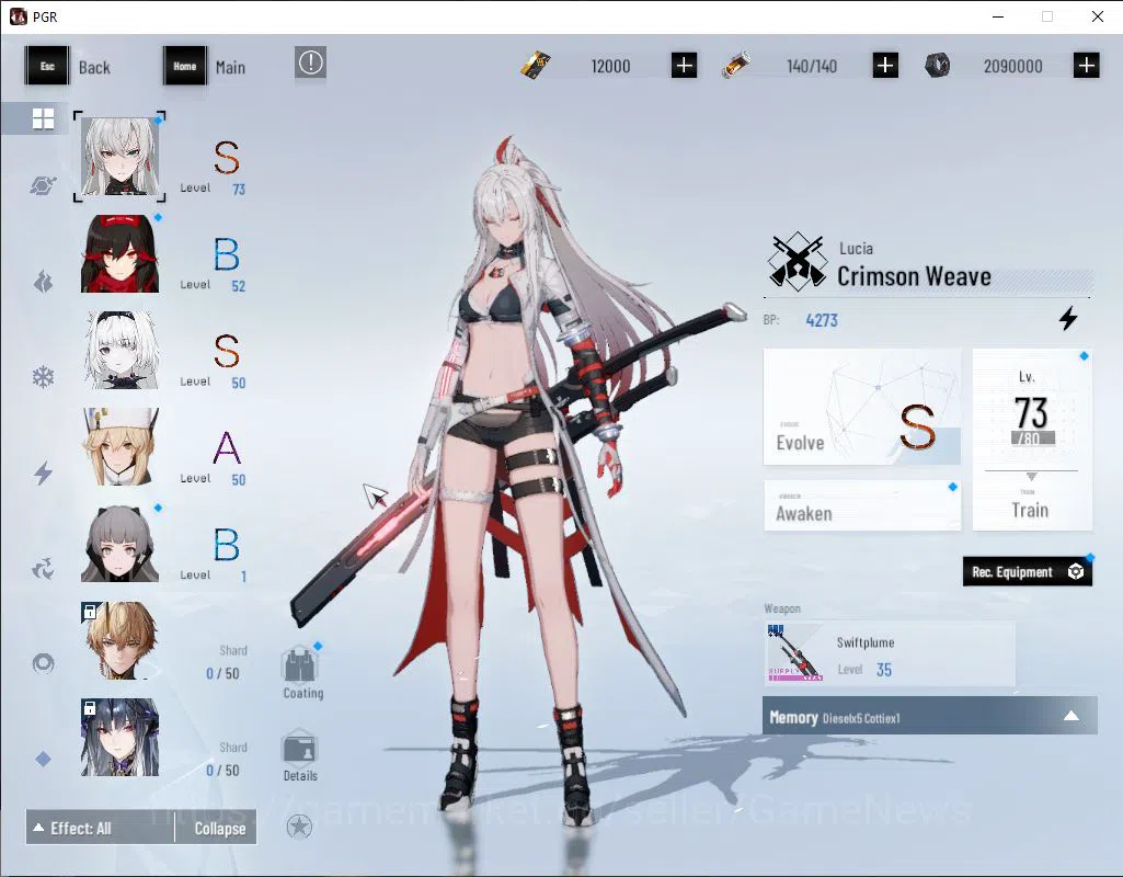 Punishing: Gray Raven Accounts EU | Lv 41 | Ready Gacha | 12K BC+2,6K YC+7,4K Blu image 9