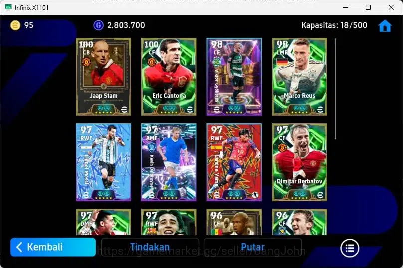 eFootball Accounts Mobile|PW 3177 |Jaap Stam Epic,Eric Cantona Epic,M image 3