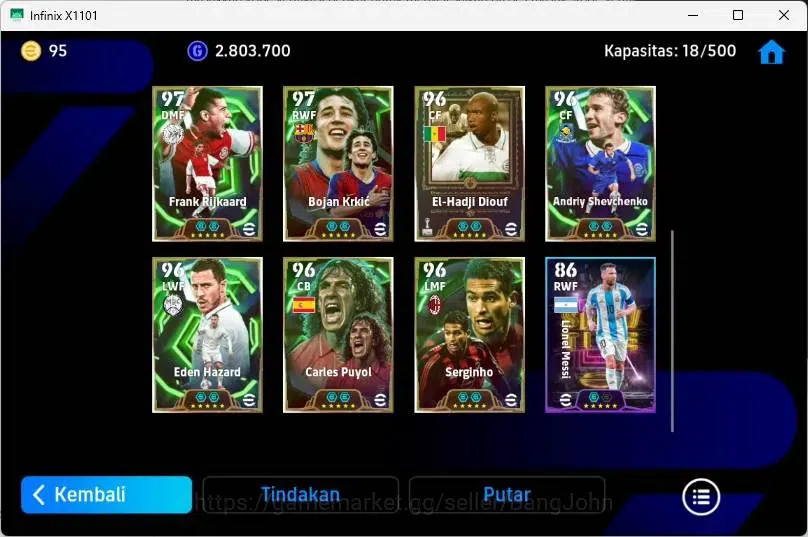 eFootball Accounts Mobile|PW 3177 |Jaap Stam Epic,Eric Cantona Epic,M image 4