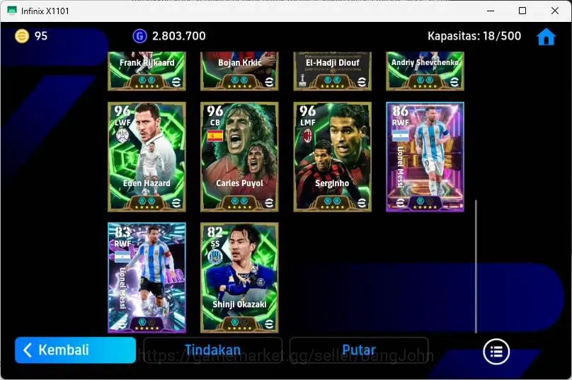 eFootball Accounts Mobile|PW 3177 |Jaap Stam Epic,Eric Cantona Epic,M image 5