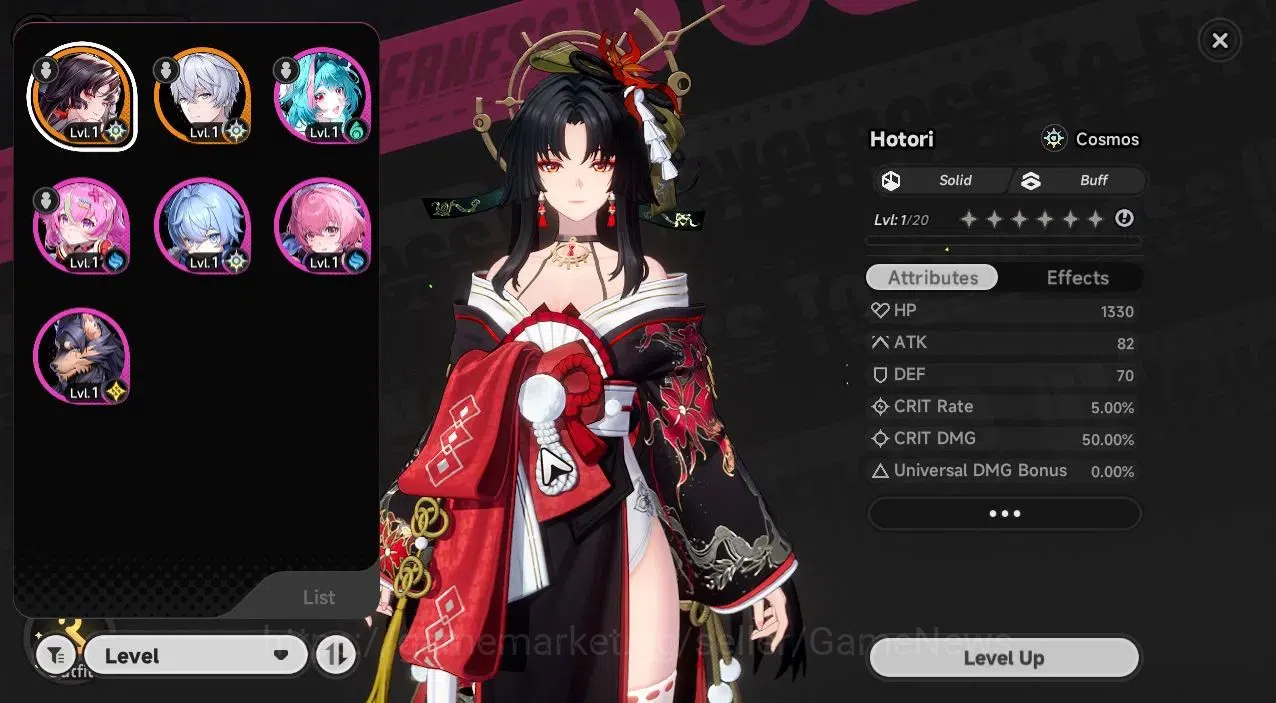 Neverness to Everness Accounts Global SEA|HL 3|1 SSR Limited Hotori+1S-Class Char image 1