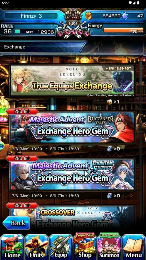 Grand Summoners Accounts End-Game Global|Rank 36|10 Ascend 3 TW|(Emiya,Shuna,SS Liza)+TW,S 7