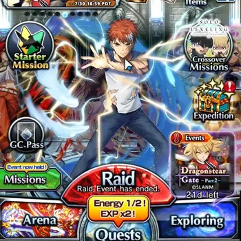 Grand Summoners Accounts End-Game Global|Rank 36|10 Ascend 3 TW|(Emiya,Shuna,SS Liza)+TW,S