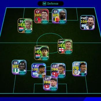 eFootball Accounts Legends & Iconic Players Efootball Collective Strength 3218 • CR.7 Epic 105 • George Best 109 • Steven