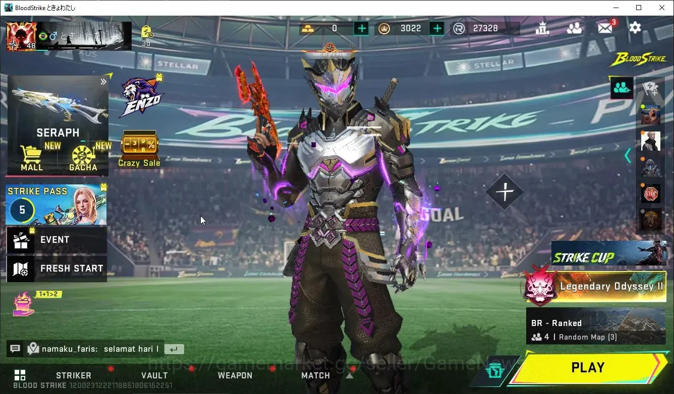 Blood Strike Accounts ASIA|ETERNAL DeAgle+Collab TOKREV MCX,FN2000,Takem image 1