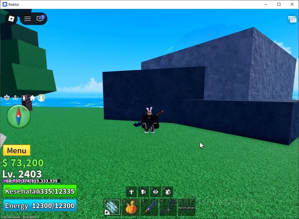 Roblox Accounts Blox Fruit|Lv 2403|Rabbit V3|E Claw 371,Flame 161,Shark Saw 17,Venom Bow 105|Myth Wp (Hallow Scythe)|73M 1