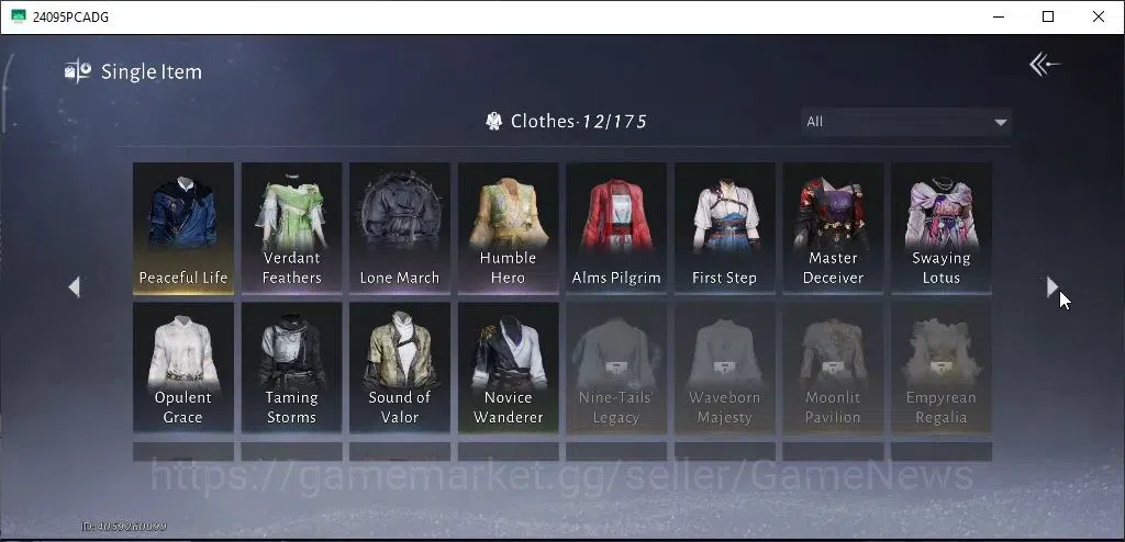 Where Winds Meet Accounts GLOBAL|Lv 75|GS 19K|33 LM+12 RM|Abys Conqueror|Pea image 19