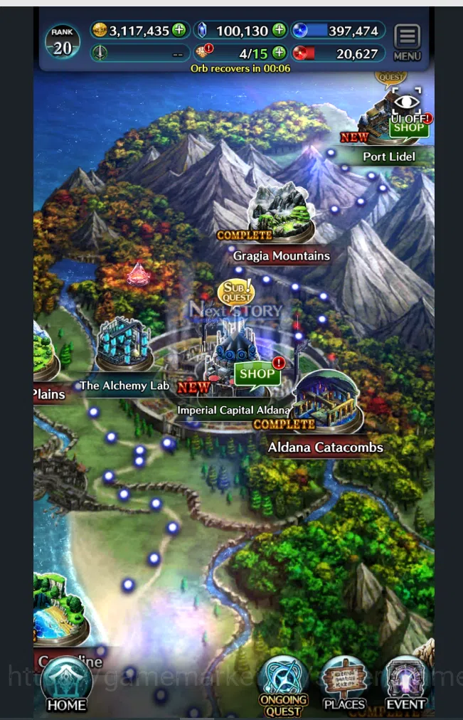 Last Cloudia Accounts Global|Rank 20| 100k Crystal + Collab Re:Zero + Ot image 2