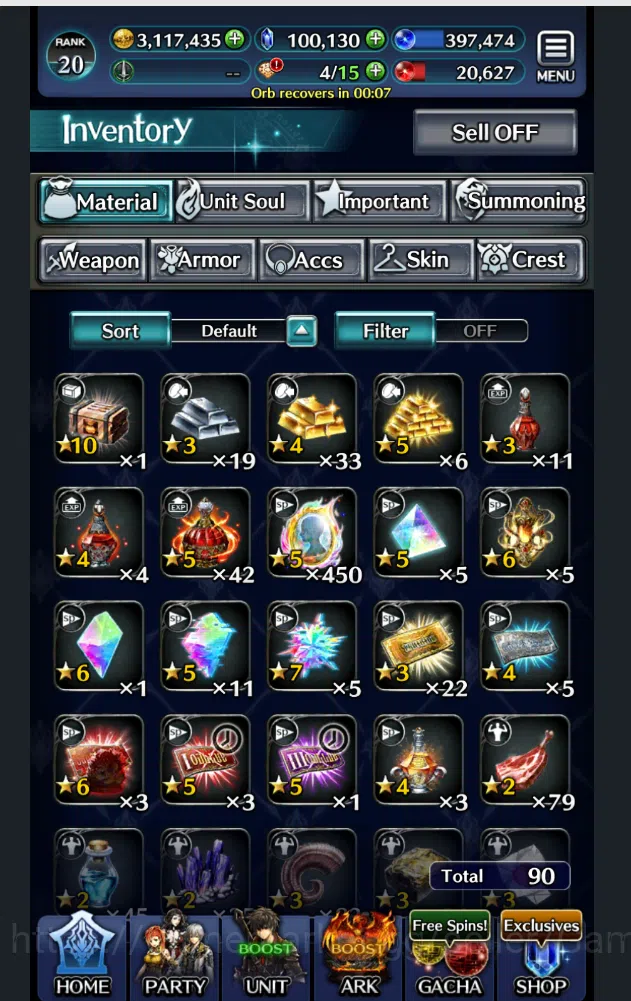 Last Cloudia Accounts Global|Rank 20| 100k Crystal + Collab Re:Zero + Ot image 3