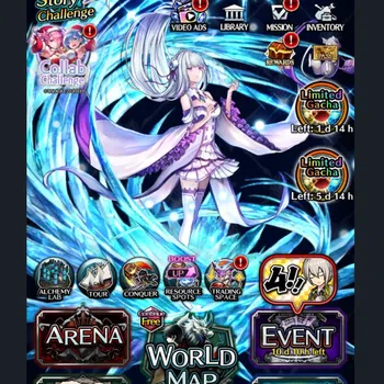 Last Cloudia Others Global|Rank 20| 100k Crystal + Collab Re:Zero + Ot image 1