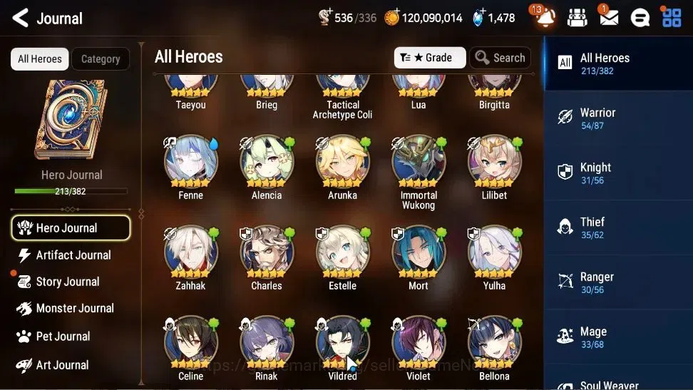 Epic Seven Accounts High-End Global Unverif|22 ML(NM Luna,Straze,EIlynav,BHwayoung,etc)+Ab Fumyr,Rinak,Etc|Abyss F 36|Auto W 6