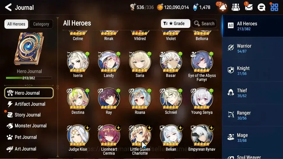 Epic Seven Accounts High-End Global Unverif|22 ML(NM Luna,Straze,EIlynav,BHwayoung,etc)+Ab Fumyr,Rinak,Etc|Abyss F 36|Auto W 7