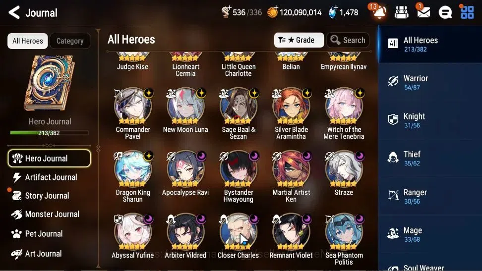 Epic Seven Accounts High-End Global Unverif|22 ML(NM Luna,Straze,EIlynav,BHwayoung,etc)+Ab Fumyr,Rinak,Etc|Abyss F 36|Auto W 8