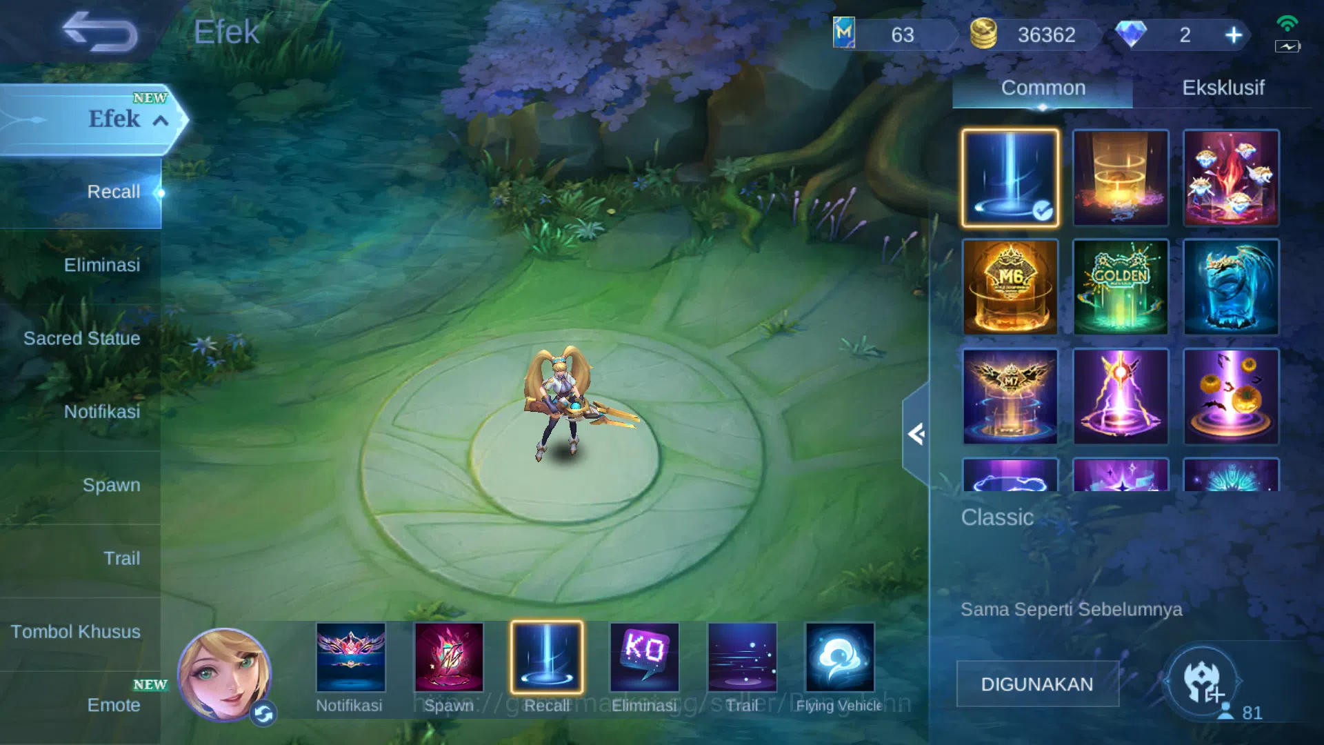 Mobile Legends: Bang Bang Accounts hero 81 | skin 133 | prime granger, m6 claude, dra image 10