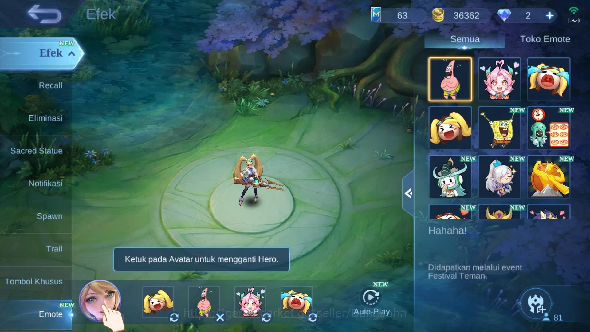 Mobile Legends: Bang Bang Accounts hero 81 | skin 133 | prime granger, m6 claude, dra image 11