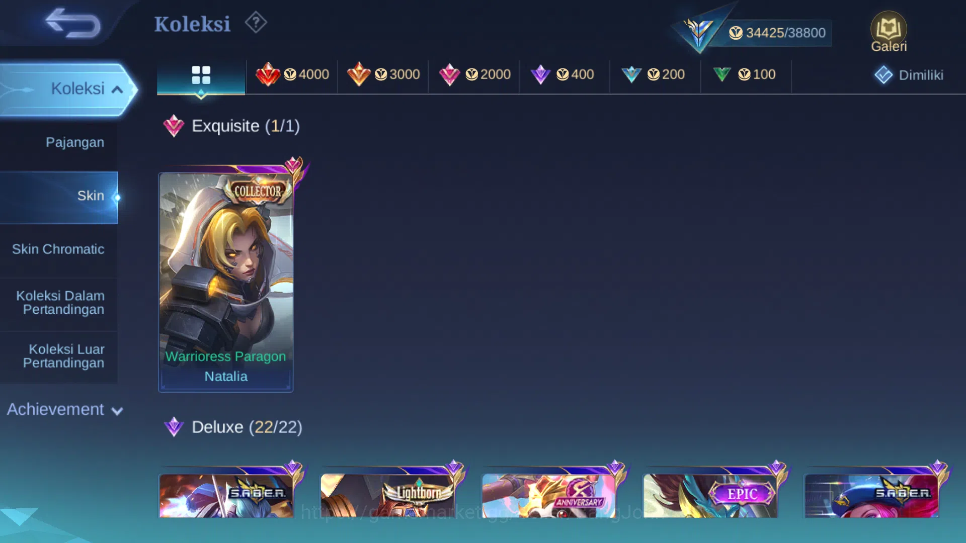 Mobile Legends: Bang Bang Accounts hero 81 | skin 133 | prime granger, m6 claude, dra image 4