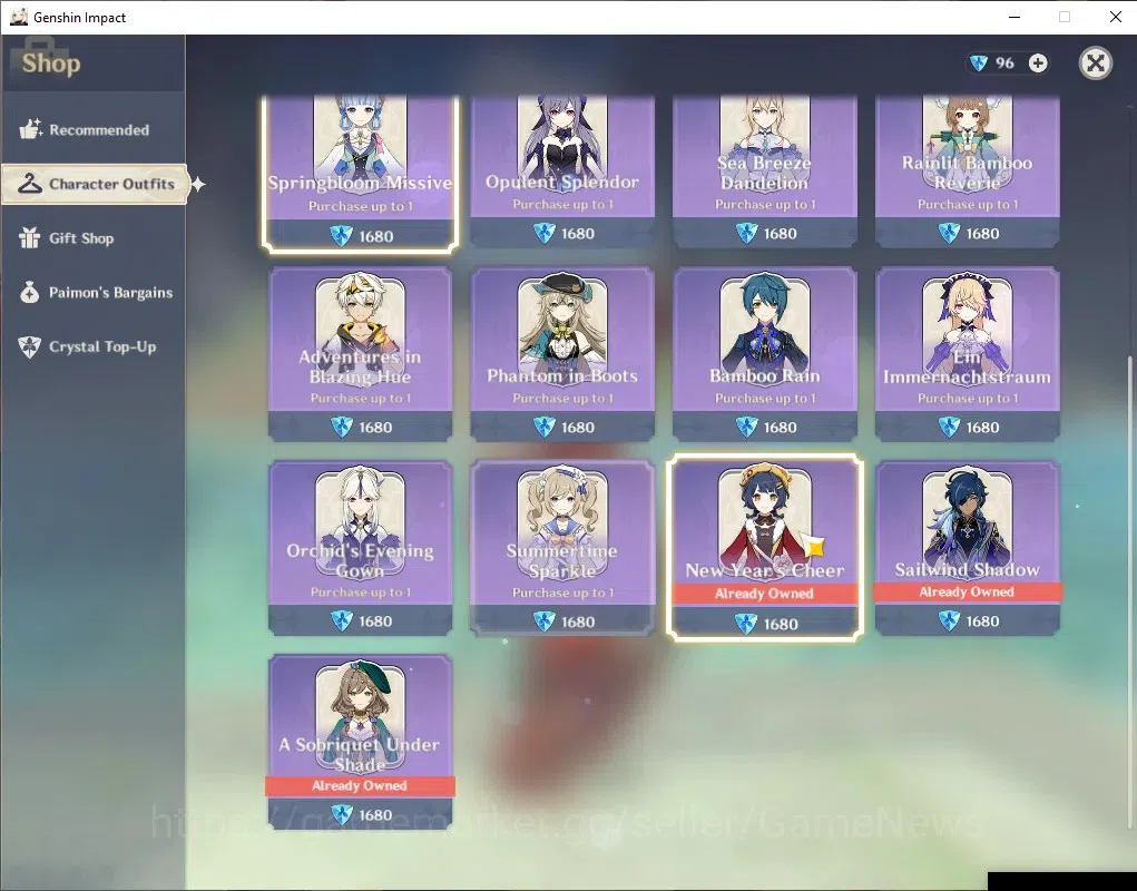 Genshin Impact Accounts ASIA|Ready Gacha 1,6K Primo|AR 59|11 Limited+8 (*5 image 16