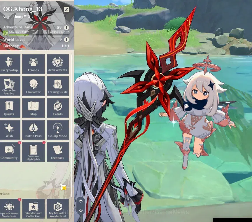 Genshin Impact Accounts ASIA|Ready Gacha 1,6K Primo|AR 59|11 Limited+8 (*5 image 2