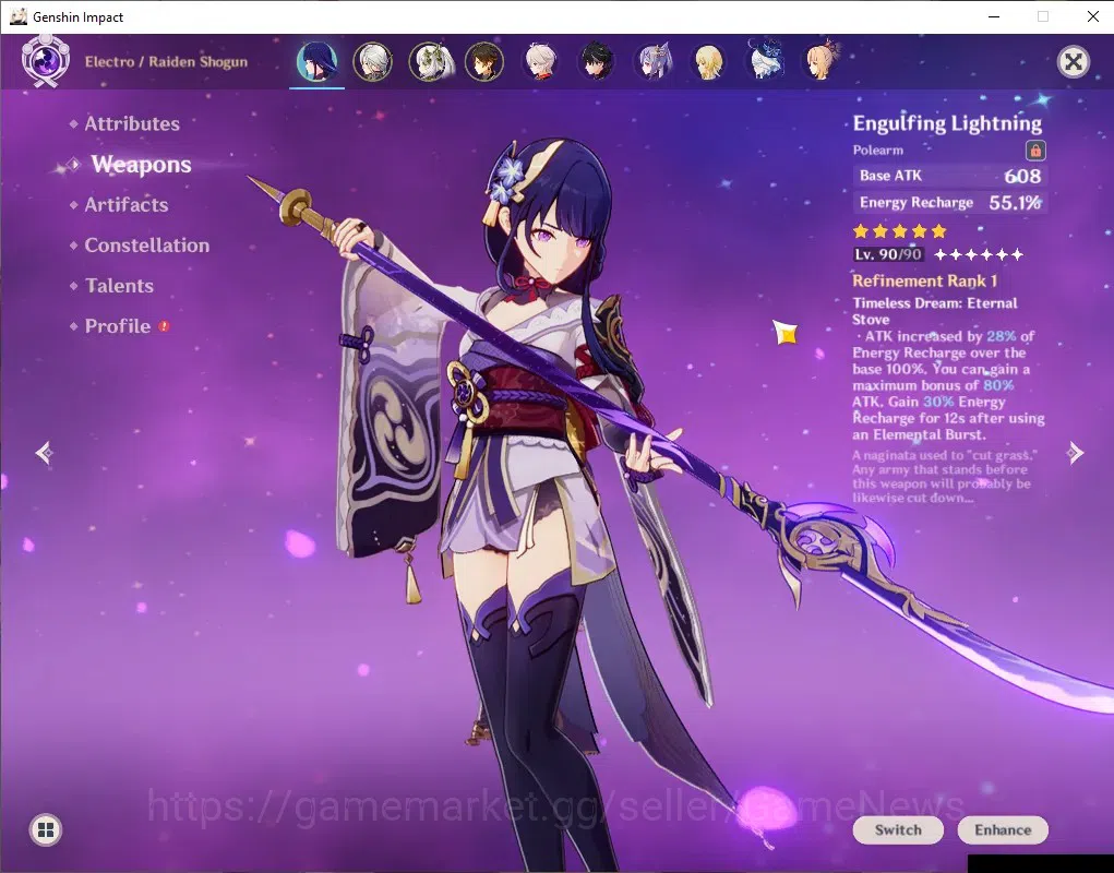 Genshin Impact Accounts ASIA|Ready Gacha 1,6K Primo|AR 59|11 Limited+8 (*5 image 5