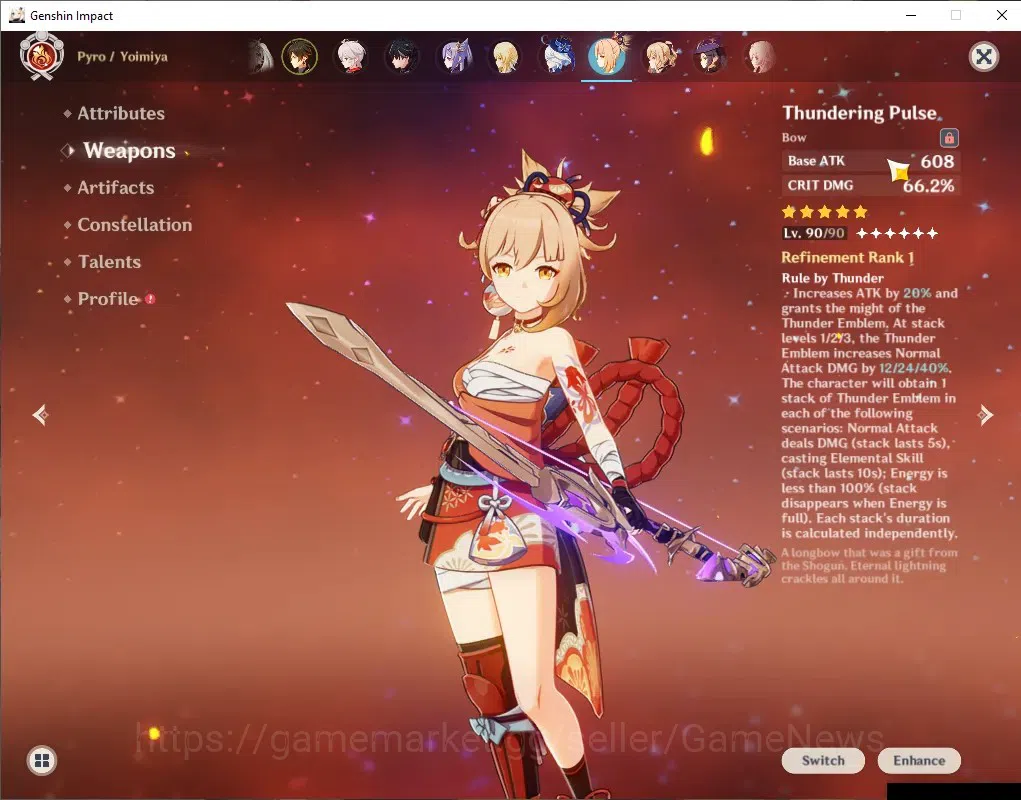 Genshin Impact Accounts ASIA|Ready Gacha 1,6K Primo|AR 59|11 Limited+8 (*5 image 7