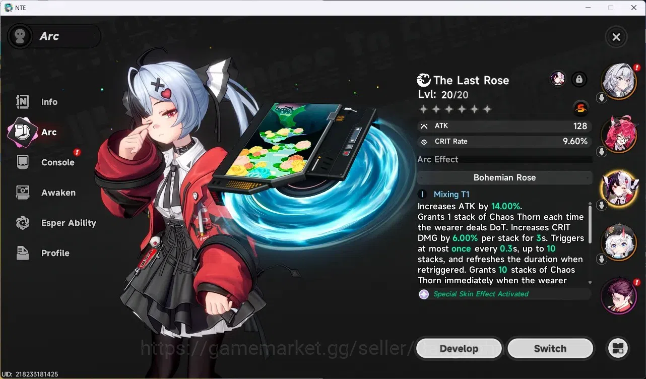 Neverness to Everness Accounts SEA|Lv.17|3 S-Class [Lacrimosa+Sign,Nanally],Sakir image 3