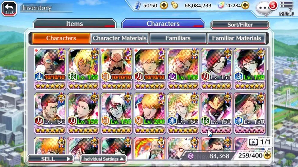 Bleach: Brave Souls Accounts [GLOBAL]20K Orb+Fresh All Story|Lv 200[TYBW24 OhTe image 11