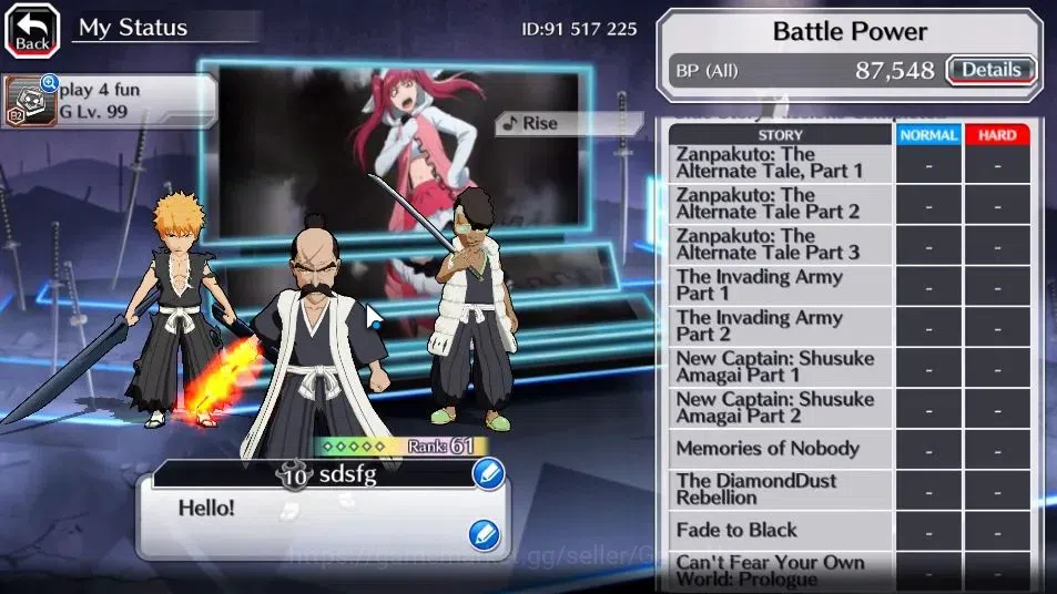 Bleach: Brave Souls Accounts [GLOBAL]20K Orb+Fresh All Story|Lv 200[TYBW24 OhTe image 6