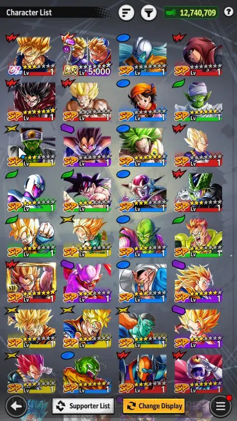 Dragon Ball Legends Accounts High-End Android | Lvl 147|12.7M Total Power|684 CC|1 UL|1 LR|UL Super Saiyan Goku|LR Super 5