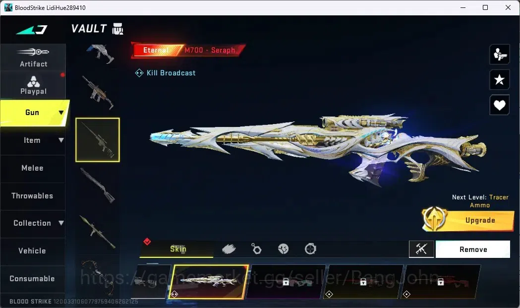 Blood Strike Accounts ASIA | 1 ETERNAL: M700-Seraph|1 ULTRA Aircraft|1 E image 2