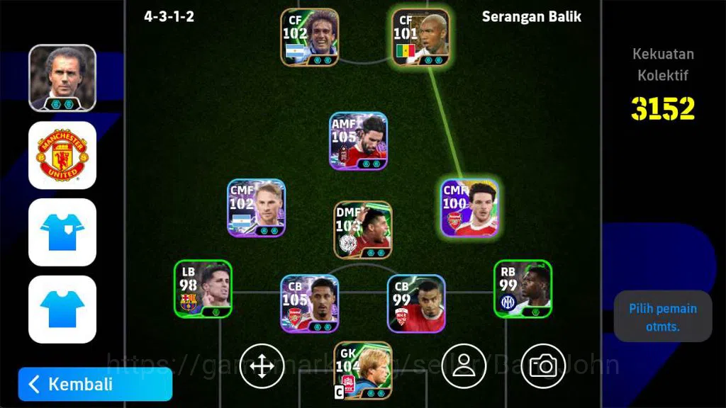 eFootball Accounts Android|PW 3152|will saliba shw,D szoboslay shw,ne image 1