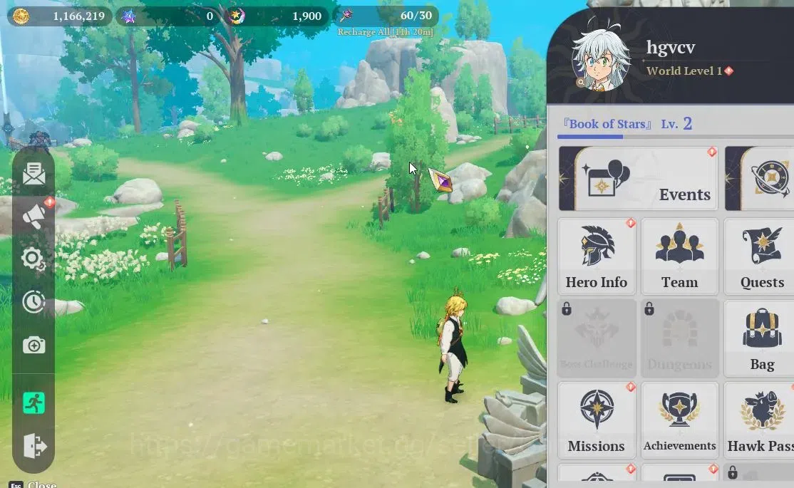 The Seven Deadly Sins: Origin Accounts EUROPE |Fresh Starter Lvl 2|2 SSR| Meliodas, Guila image 4