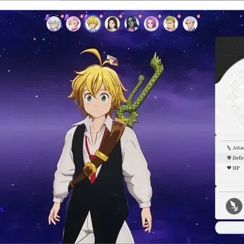 The Seven Deadly Sins: Origin Accounts EUROPE |Fresh Starter Lvl 2|2 SSR| Meliodas, Guila image 1