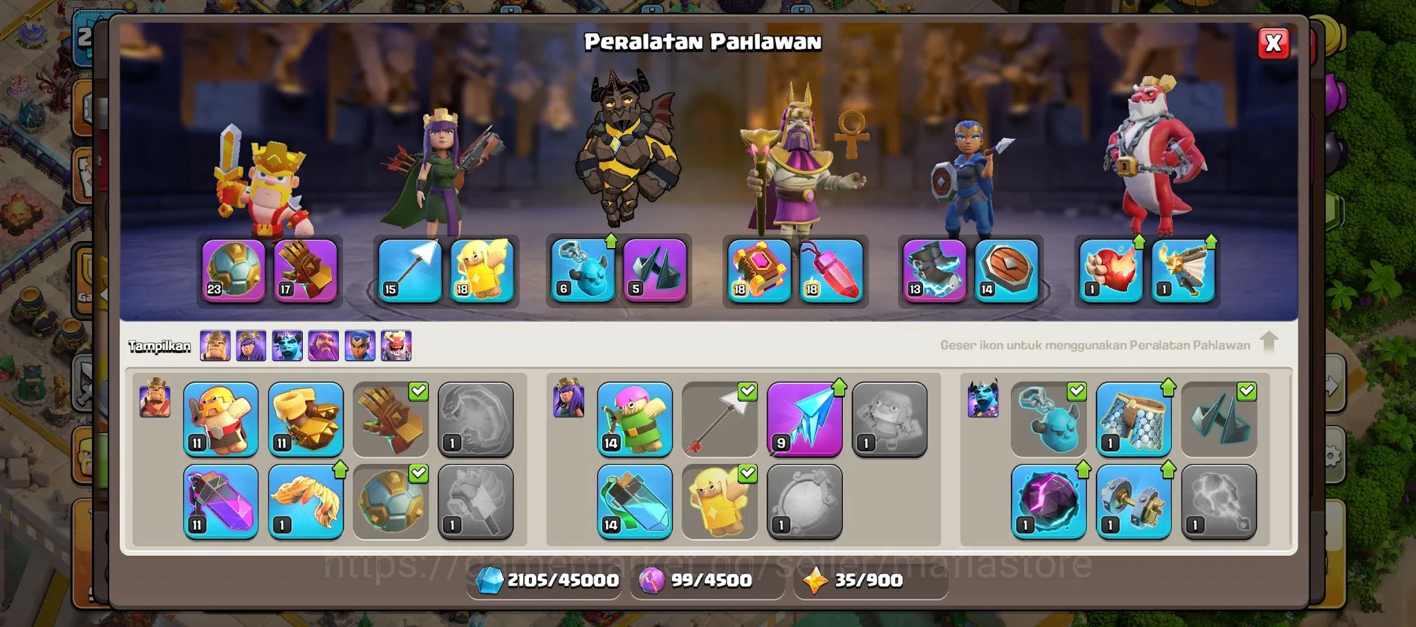 Clash of Clans Accounts High-End TH15 Lv207, Lv94 AQ, 90 BK, 68 GW, 43 RC, image 15