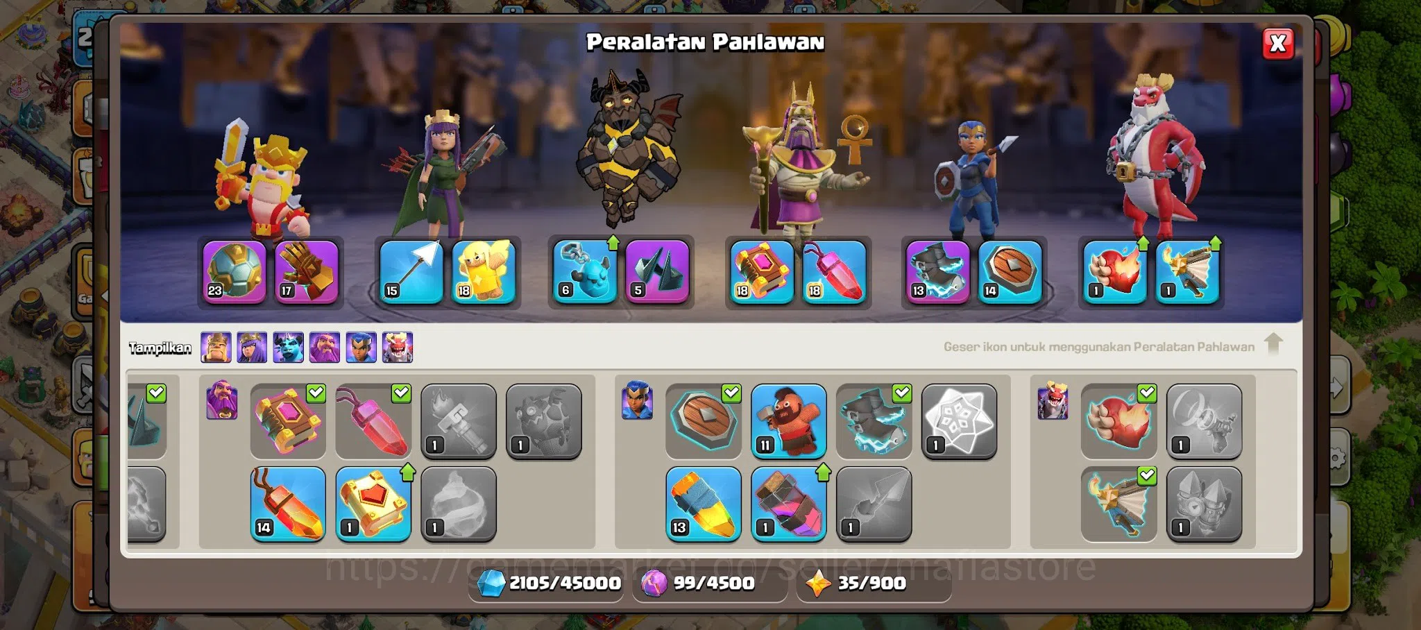 Clash of Clans Accounts High-End TH15 Lv207, Lv94 AQ, 90 BK, 68 GW, 43 RC, image 16