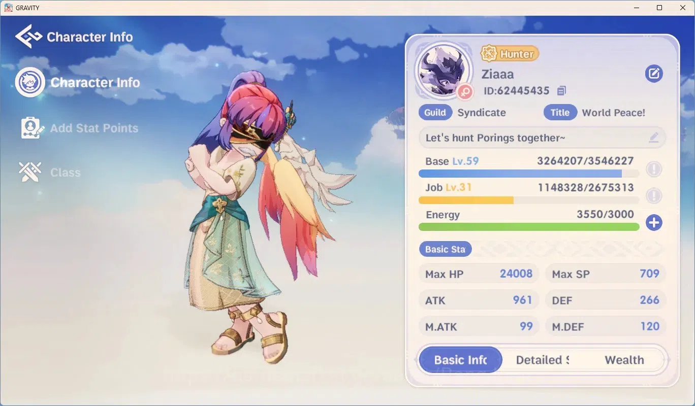 Ragnarok: The New World Accounts Sv Baphomet|Unverif Email|Lv.59 Hunter, Ready Raid|5 SSR Pet|Mid Eksplore|5 Outfit|Check SS 1