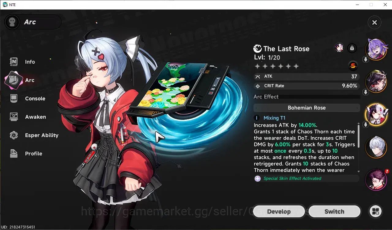 Neverness to Everness Accounts GLOBAL SEA|HL 3|3 SSR (Lacrimosa+Sign,Hotori),Fadi image 3