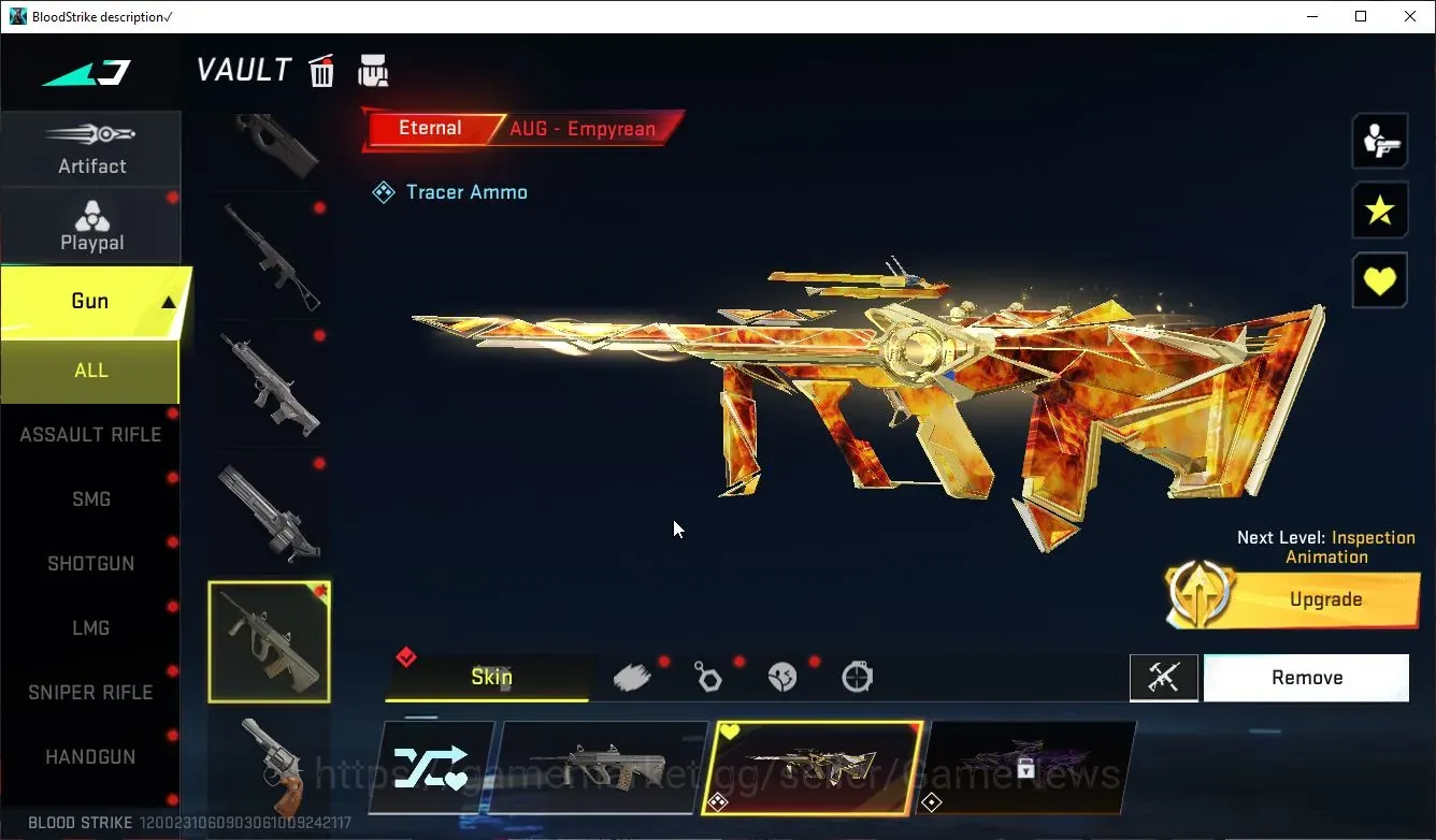 Blood Strike Accounts Collab Skin Asia|Eternal AUG Empyrean Lv3+Collab LS Mr Iguana|4 Ultra[Ethan 1