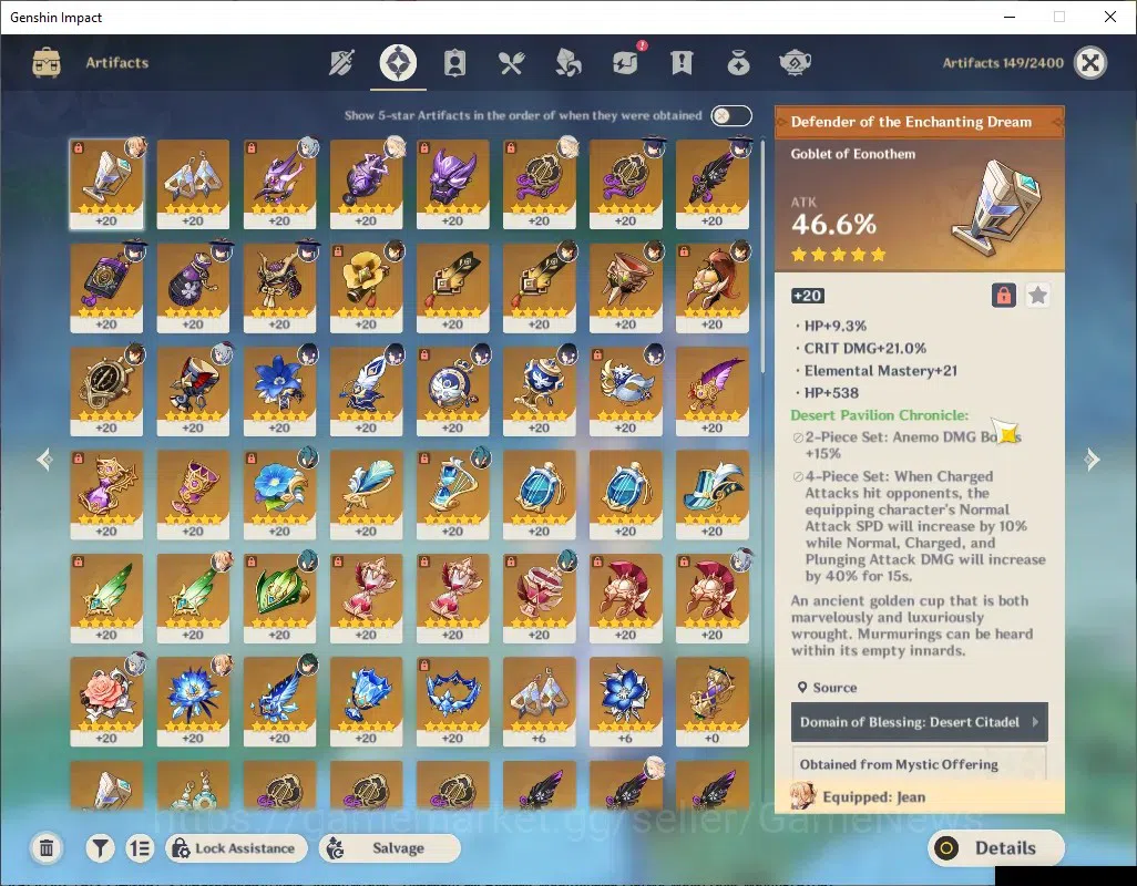 Genshin Impact Accounts ASIA|AR 55|6 Limited + 3 (*5Weap)|[Xiao,Yelan]+Sig image 16
