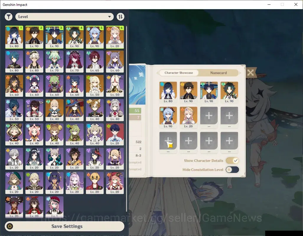 Genshin Impact Accounts ASIA|AR 55|6 Limited + 3 (*5Weap)|[Xiao,Yelan]+Sig image 2